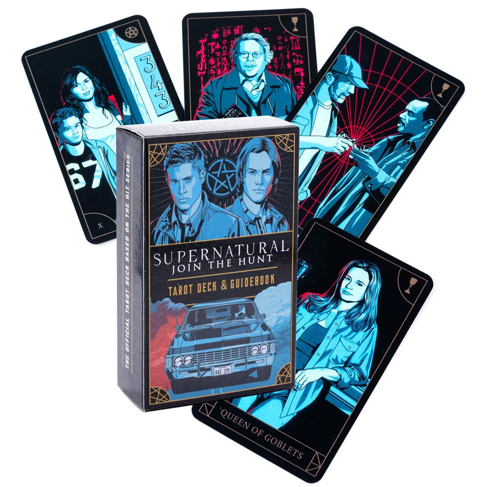 Tarot Deck With Guidebook - ชุดไพ่ทาโรต์เหนือธรรมชาติและหนังสือคู่มือ ของขวัญเกมไพ่พร้อมคู่มือ PDF เกมไพ่ เกมกระดาน 78