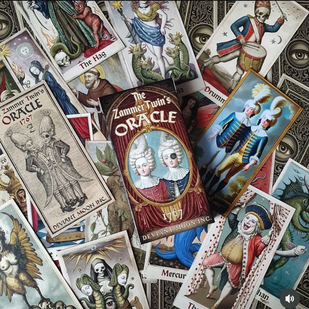 Tarot Deck With Guidebook - 6*12 ซม. The Zammer Twins 1st