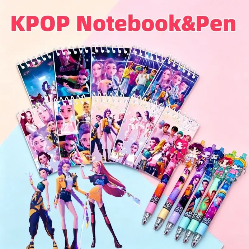 Books - ชุดสมุดโน้ตธีมการล่าแม่มดยอดนิยม ของขวัญสำหรับเด็ก ของตกแต่งวันหยุด ของขวัญสำหรับงานวันเกิดเด็ก