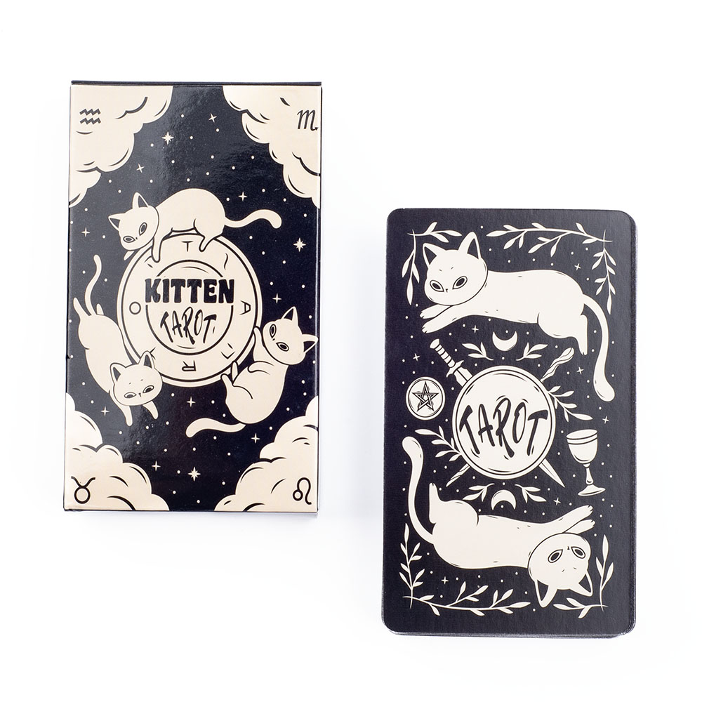 สำรับไพ่ทาโรต์สำหรับลูกแมว78ชิ - Tarot Deck With Guidebook บทวิจารณ์และราคา