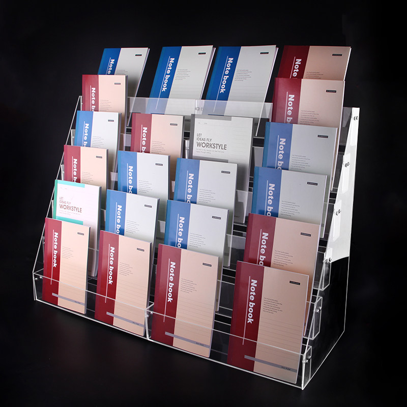 ชั้นวางอะคริลิคใสแบบขั้นบันไดส - Clear Acrylic Book Stand Holder บทวิจารณ์และราคา