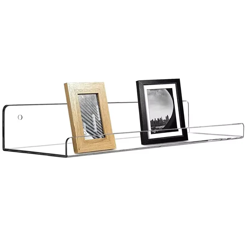 ชั้นวางอะคริลิกใส 2 ชิ้น ติดผน - Clear Acrylic Book Stand Holder บทวิจารณ์และราคา