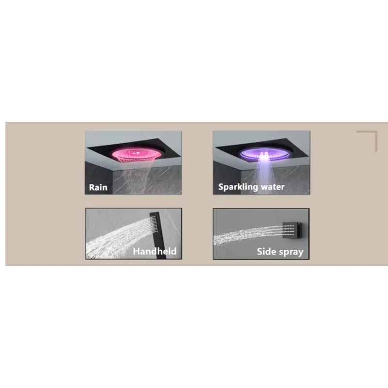 ชุดฝักบัว LED อัจฉริยะ พร้อมระ - Music บทวิจารณ์และราคา