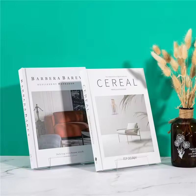4pcs อะคริลิคหนังสือหนังสือสํา - Clear Acrylic Book Stand Holder บทวิจารณ์และราคา