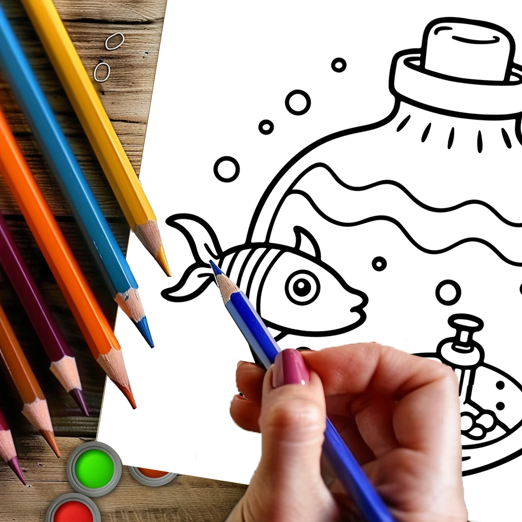 สมุดระบายสีขวดวิเศษสำหรับสมุดร - Adult Coloring Book Stress Relief บทวิจารณ์และราคา