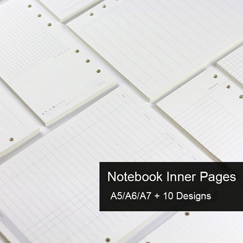 A5 A6A7 45 แผ่นหลวมโน้ตบุ๊คเติ - A5 Spiral Dotted Grid Notebook บทวิจารณ์และราคา