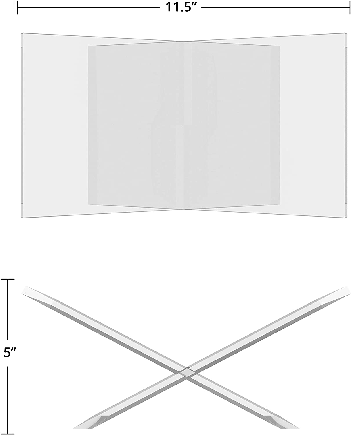 แท่นวางหนังสืออะคริลิกใสแบบเปิ - Clear Acrylic Book Stand Holder บทวิจารณ์และราคา