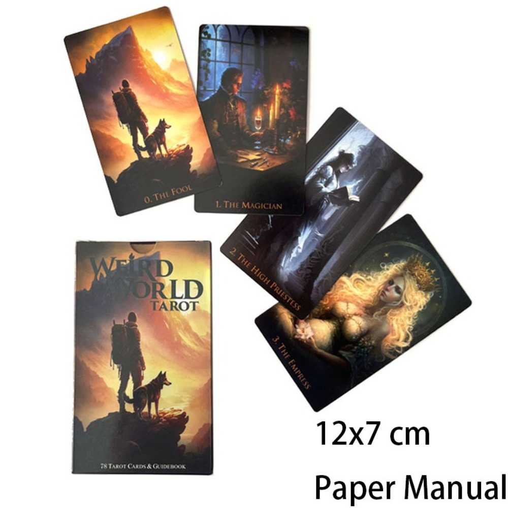 12*7 ซม.แปลกโลกไพ่ทาโรต์ 78 ใบ - Tarot Deck With Guidebook บทวิจารณ์และราคา