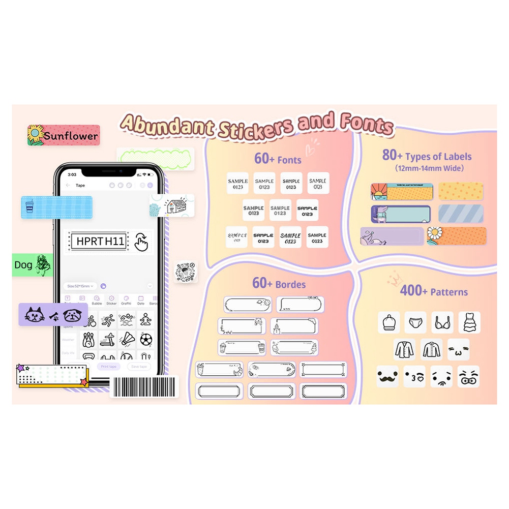 เครื่องพิมพ์ฉลากความร้อนบลูทูธ - Mini Pocket Thermal Printer Paper Roll บทวิจารณ์และราคา