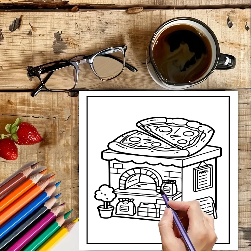 สมุดระบายสี Little Spaces สำหร - Adult Coloring Book Stress Relief บทวิจารณ์และราคา