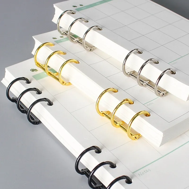 2 ชิ้น/เซ็ตโลหะแหวนหนังสือแฟ้ม - Stationery Books บทวิจารณ์และราคา