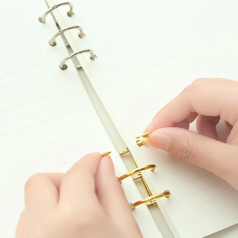 2 ชิ้น/เซ็ตโลหะแหวนหนังสือแฟ้ม - Stationery Books บทวิจารณ์และราคา