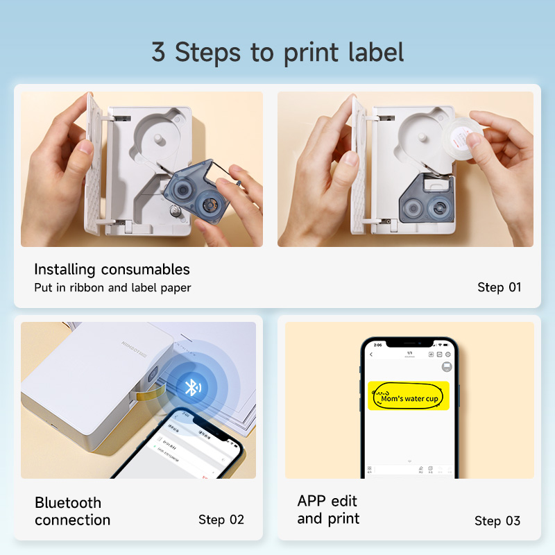 Niimbot N1/B18 Thermal Transfe - Mini Pocket Thermal Printer Paper Roll บทวิจารณ์และราคา
