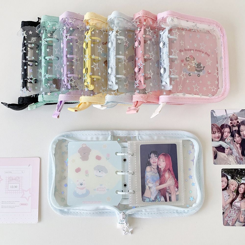 1 ชิ้น แฟ้มใส่การ์ด PVC แบบพกพ - Kpop Photo Card Binder 3 Inch บทวิจารณ์และราคา