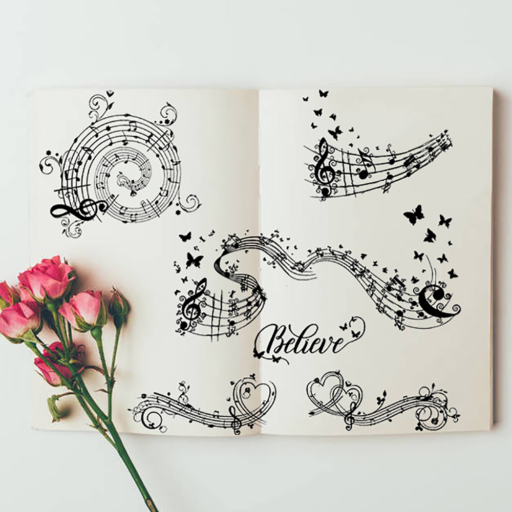 AZSG เพลงลูก | ผีเสื้อหมายเหตุ - Blank Sheet Music Notebook บทวิจารณ์และราคา