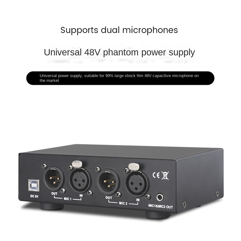 แหล่งจ่ายไฟแฟนทอมแบบผสมคู่ USB - Music บทวิจารณ์และราคา