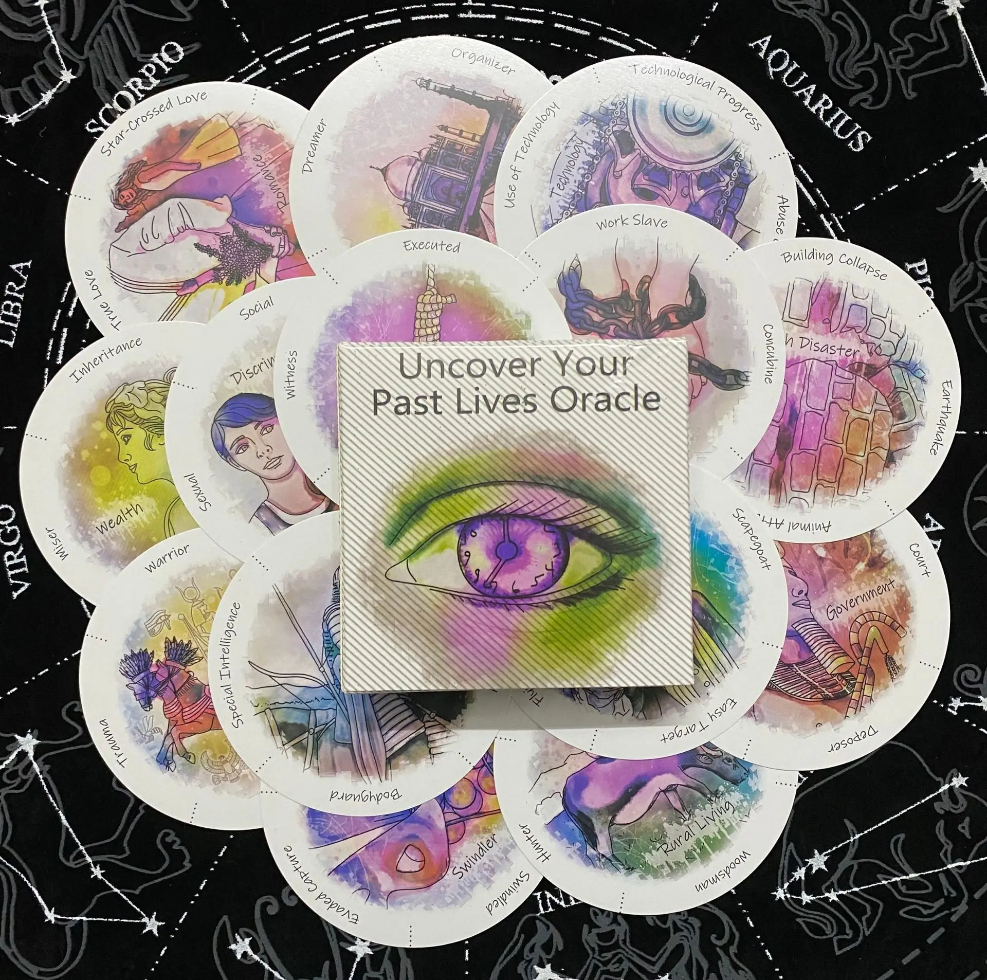 ค้นพบอดีตของคุณชีวิต Oracle De - Tarot Deck With Guidebook บทวิจารณ์และราคา