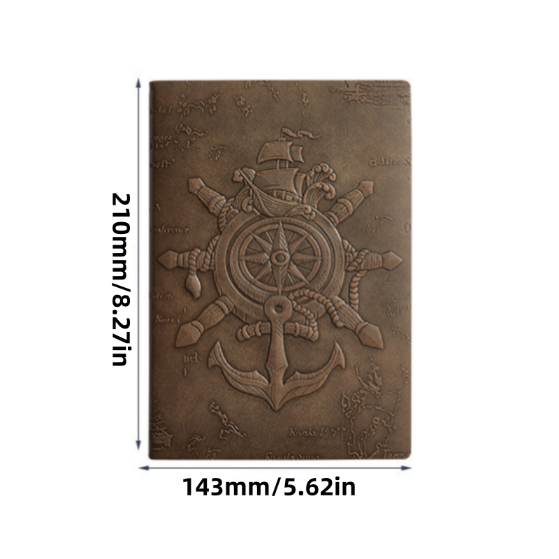 สมุดโน้ตย้อนยุค A5 หนา กระดาษห - Vintage Leather Journal Notebook บทวิจารณ์และราคา
