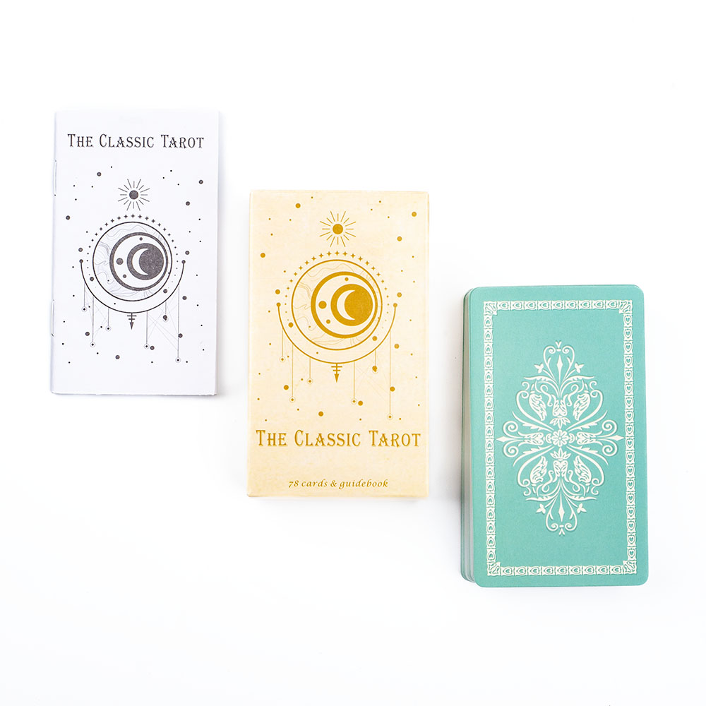 เกมกระดานไพ่ทาโรต์คลาสสิกสําหร - Tarot Deck With Guidebook บทวิจารณ์และราคา