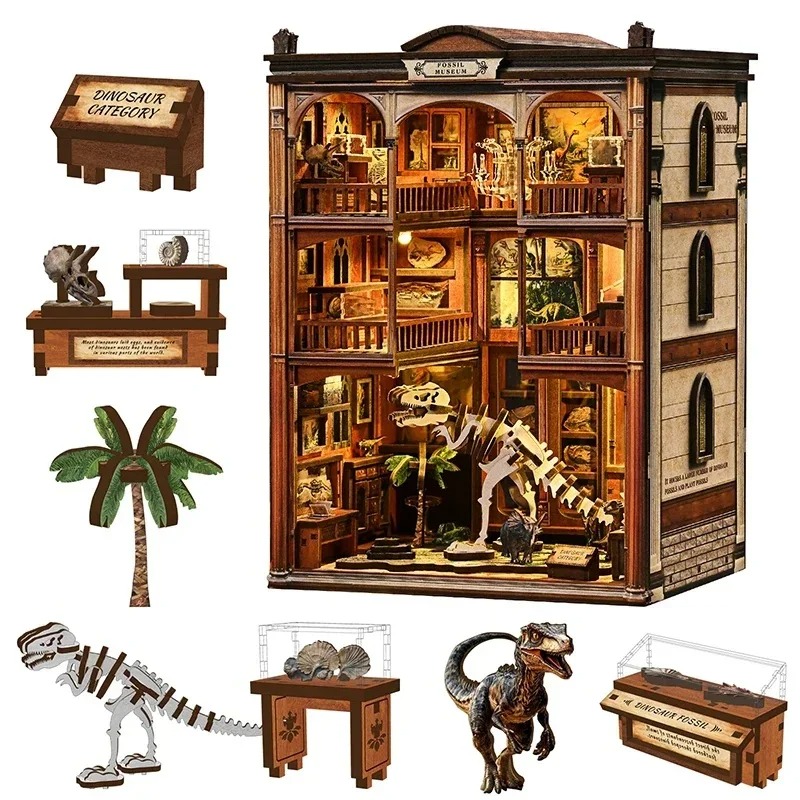 ชุดประกอบชั้นวางหนังสือ DIY แบ - Diy Wooden Book Nook Kit Shelf Insert บทวิจารณ์และราคา