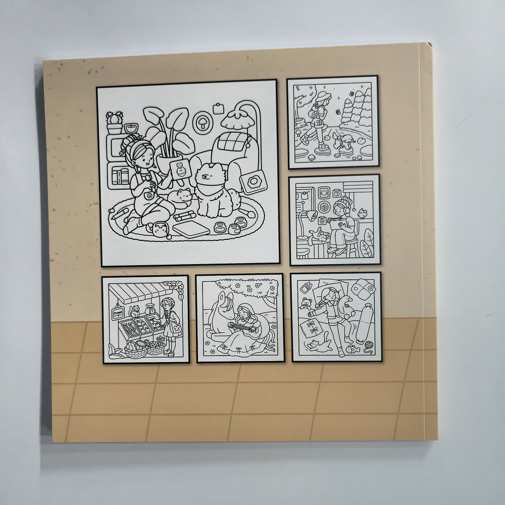 เวลาแสนสบาย สมุดระบายสีน่ารักแ - Adult Coloring Book Stress Relief บทวิจารณ์และราคา
