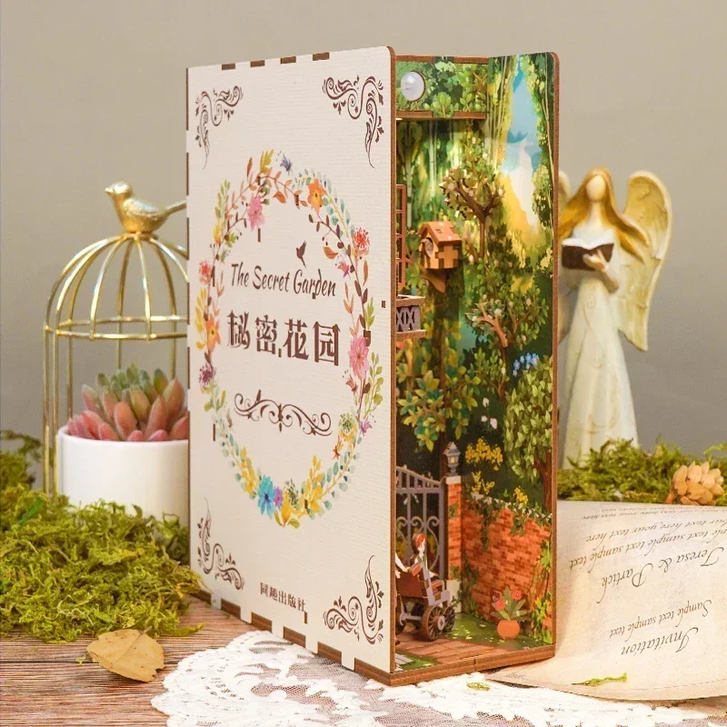ชุดประกอบชั้นวางหนังสือไม้ DIY - Diy Wooden Book Nook Kit Shelf Insert บทวิจารณ์และราคา