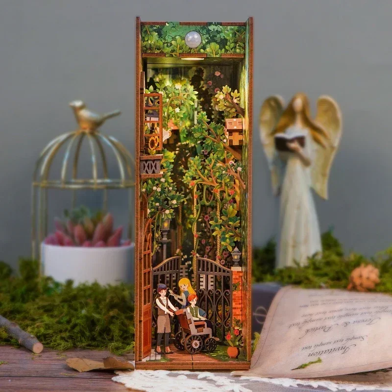 ชุดประกอบชั้นวางหนังสือไม้ DIY - Diy Wooden Book Nook Kit Shelf Insert บทวิจารณ์และราคา