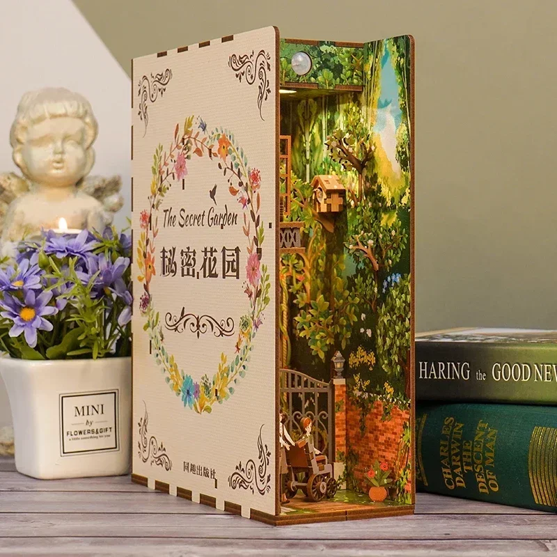 ชุดประกอบชั้นวางหนังสือไม้ DIY - Diy Wooden Book Nook Kit Shelf Insert บทวิจารณ์และราคา