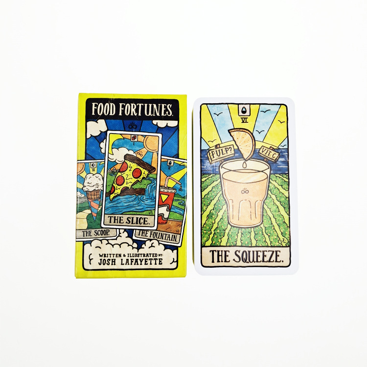 ใหม่78ภาพประกอบอาหารและเครื่อง - Tarot Deck With Guidebook บทวิจารณ์และราคา