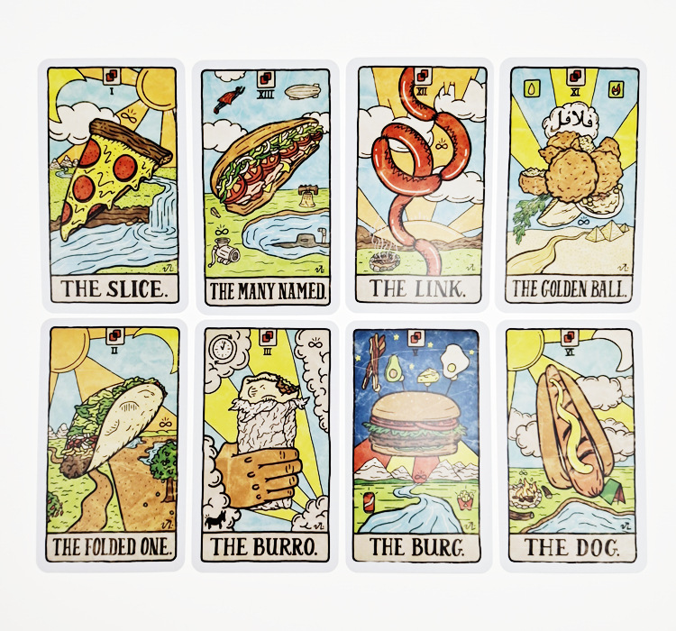 ใหม่78ภาพประกอบอาหารและเครื่อง - Tarot Deck With Guidebook บทวิจารณ์และราคา