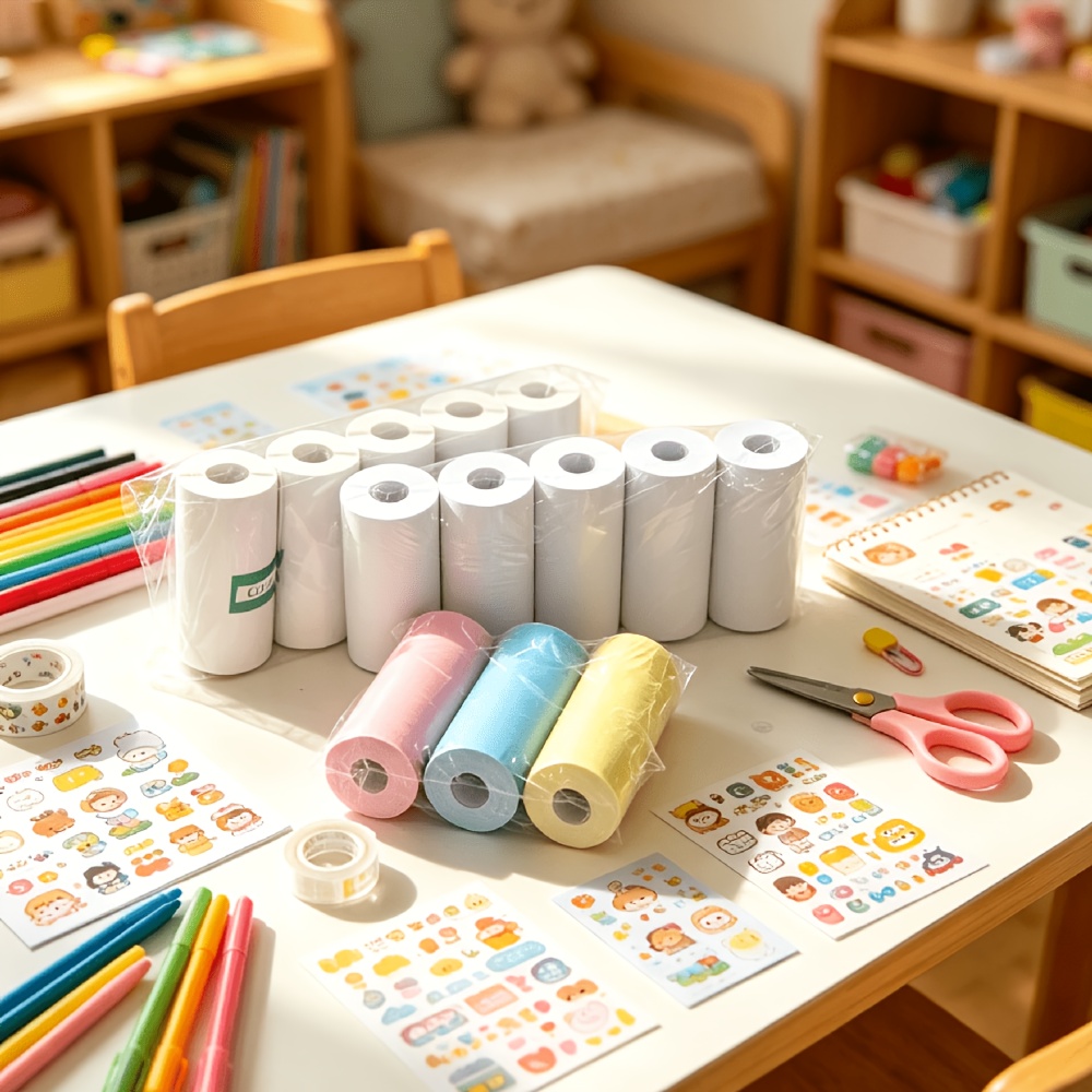 13 ม้วน กระดาษความร้อนขนาดเล็ก - Mini Pocket Thermal Printer Paper Roll บทวิจารณ์และราคา