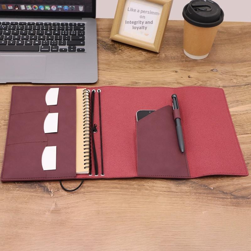 สมุดบันทึกแบบเติมได้พร้อมที่จั - Vintage Leather Journal Notebook บทวิจารณ์และราคา