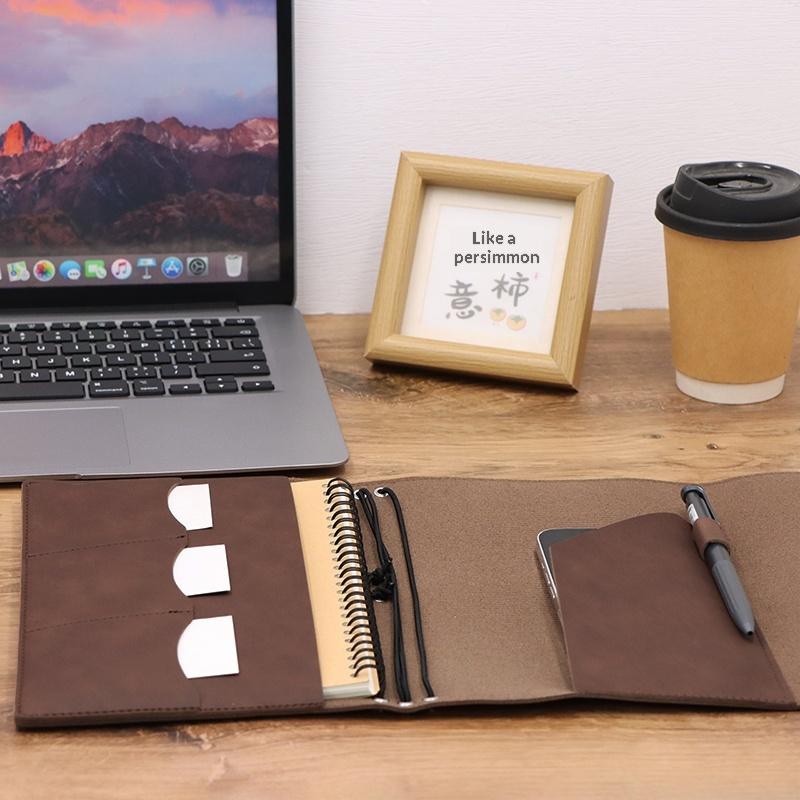 สมุดบันทึกแบบเติมได้พร้อมที่จั - Vintage Leather Journal Notebook บทวิจารณ์และราคา