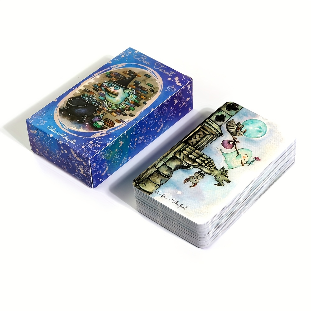 Boo Tarot Deck Ghosts Ghost Re - Tarot Deck With Guidebook บทวิจารณ์และราคา