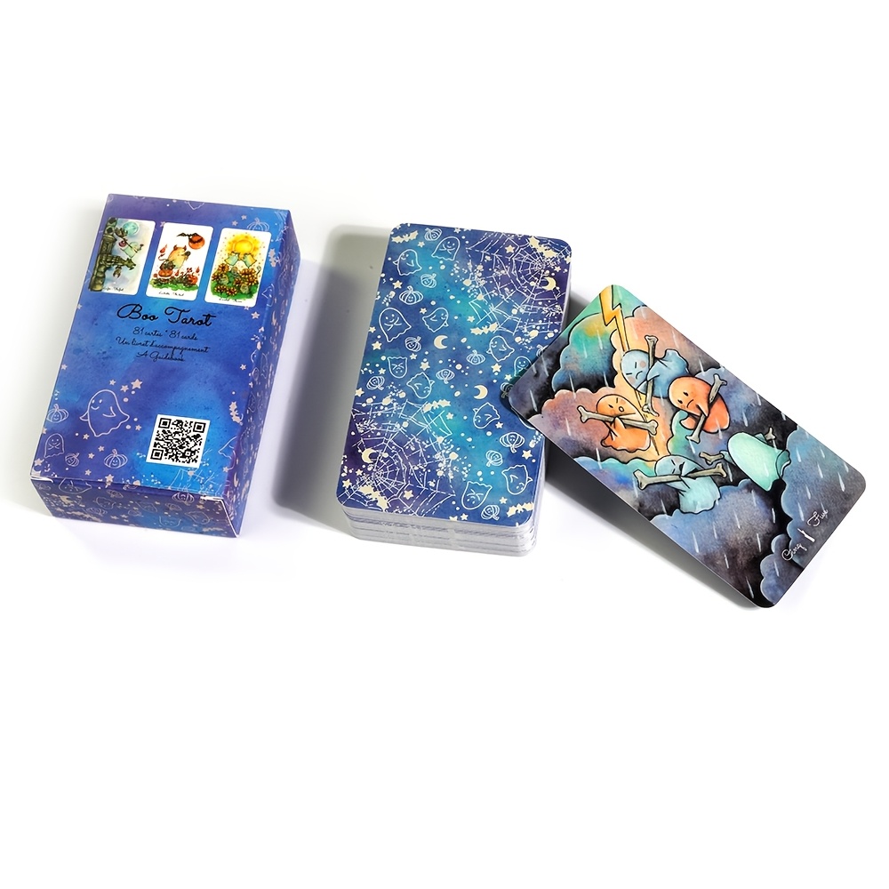 Boo Tarot Deck Ghosts Ghost Re - Tarot Deck With Guidebook บทวิจารณ์และราคา