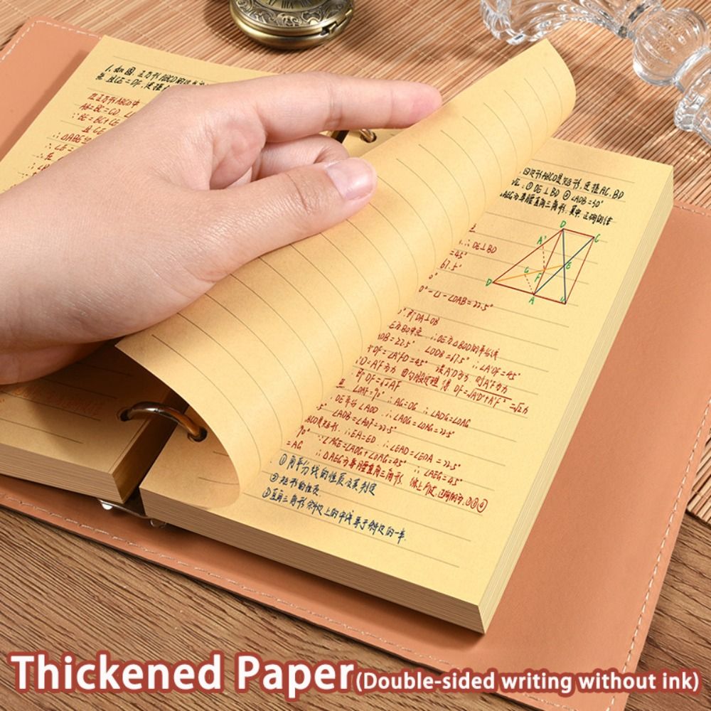 สมุดบันทึกวินเทจ A5/A6 แบบถอดไ - Vintage Leather Journal Notebook บทวิจารณ์และราคา