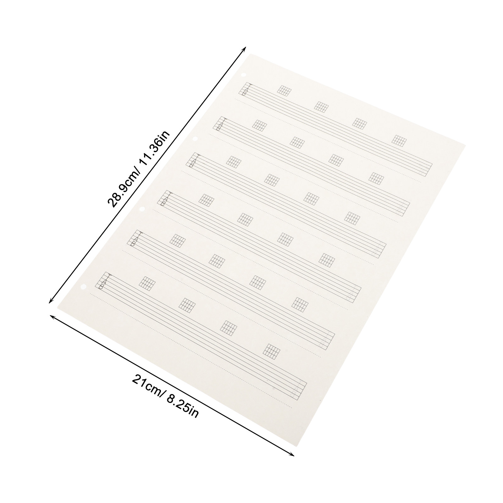85 แผ่น กระดาษแท็บกีตาร์เปล่า  - Blank Sheet Music Notebook บทวิจารณ์และราคา
