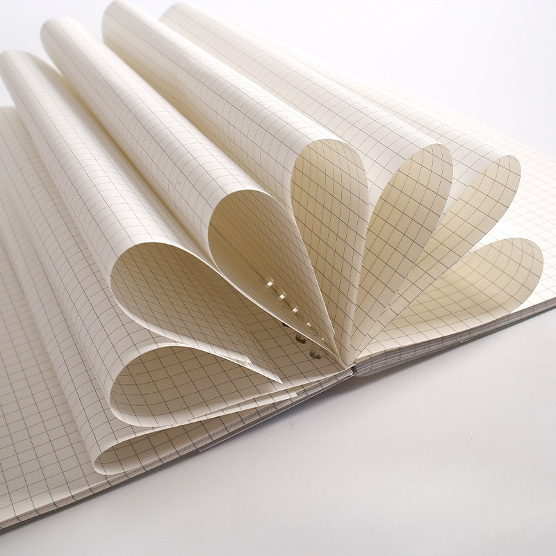 กระดาษรีฟิลสมุดโน้ตแบบหลวม A4  - A5 Spiral Dotted Grid Notebook บทวิจารณ์และราคา